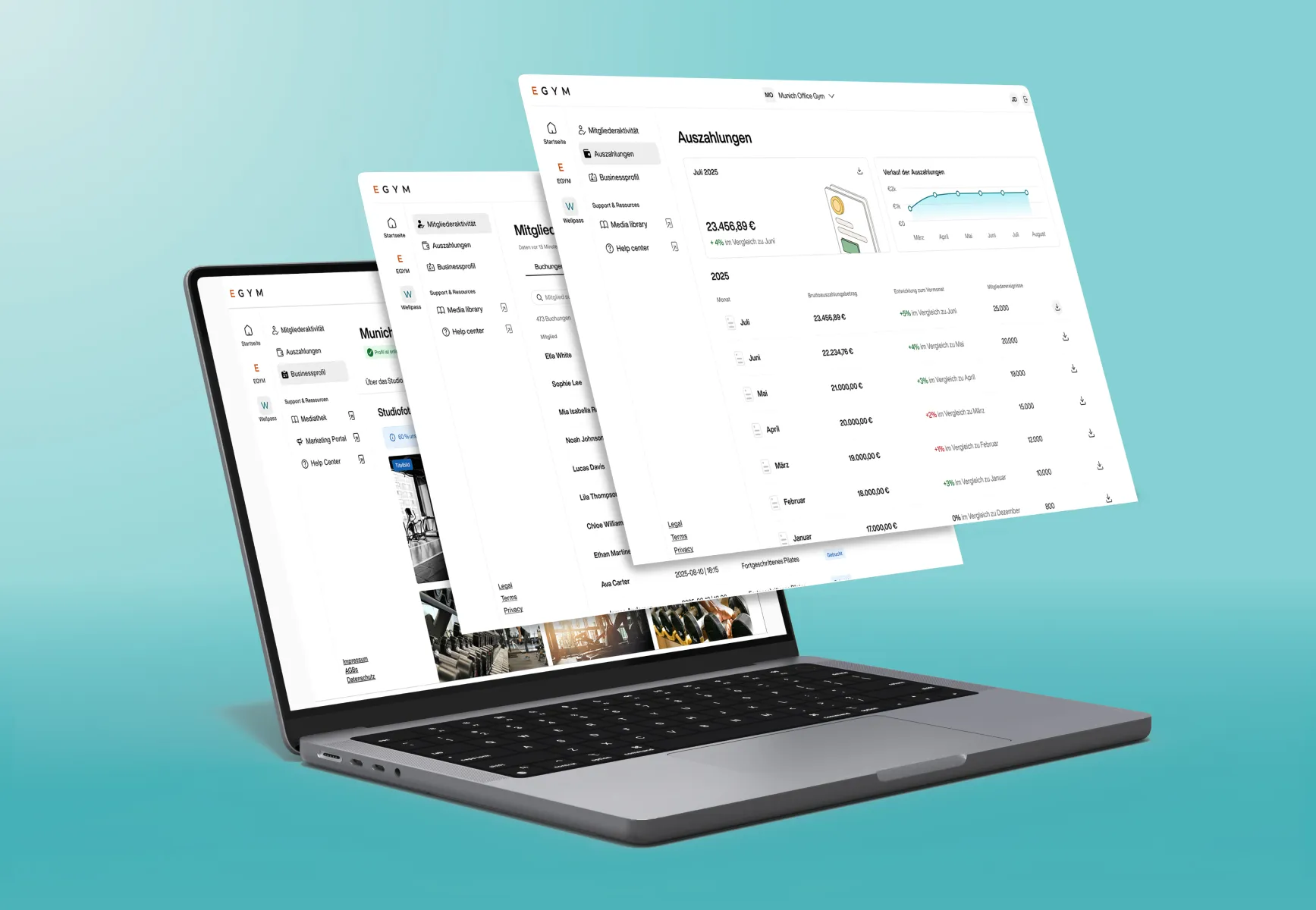 Wellpass Die neue EGYM Business Suite für Wellpass Partner: Einfacheres Management & mehr Überblick.